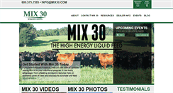 Desktop Screenshot of mix30.com